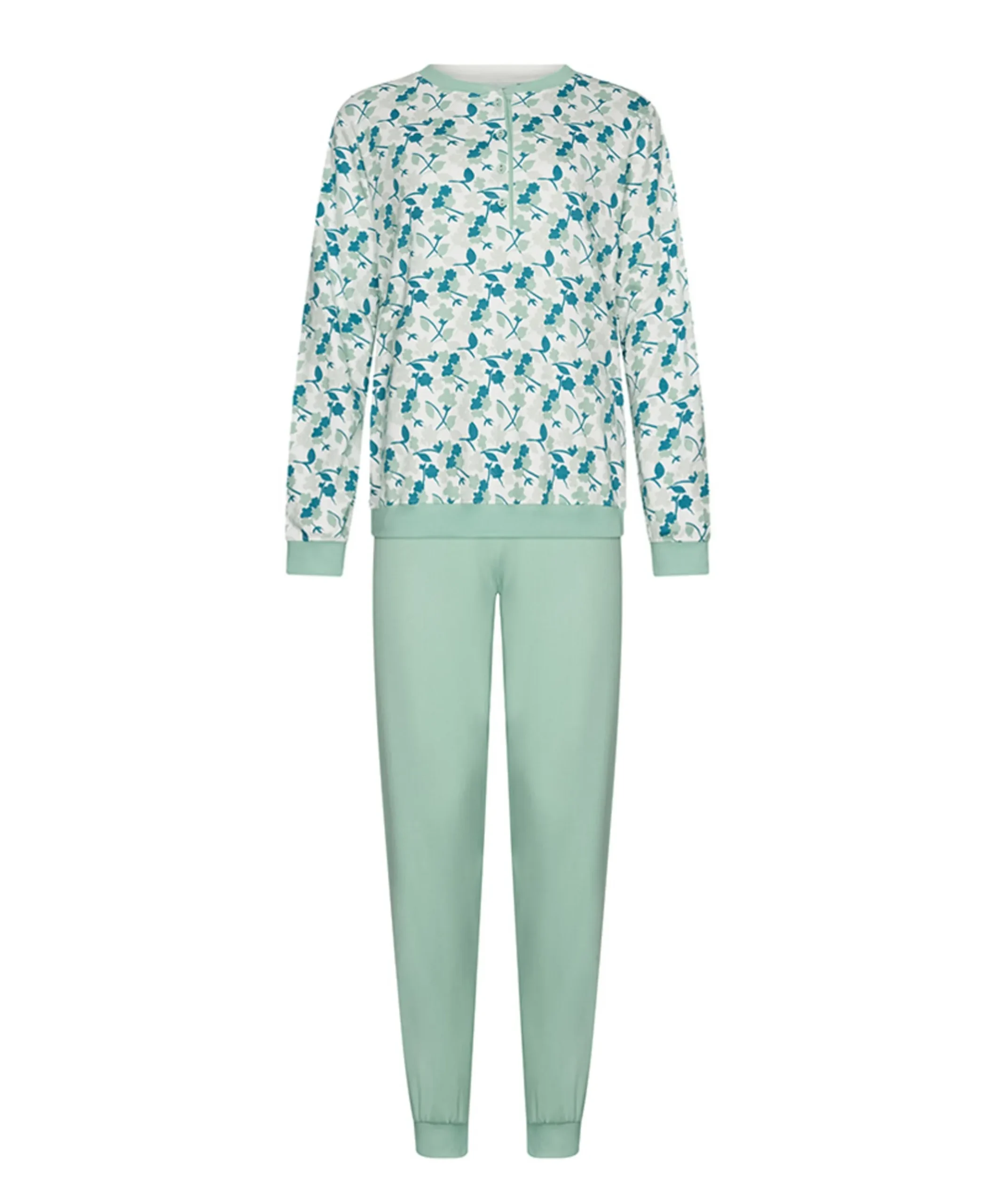 Dames pyjamaset groen