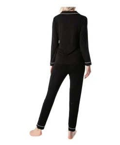 Dames pyjamaset zwart