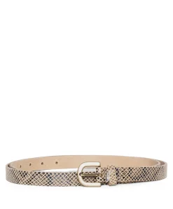 Dames riem beige