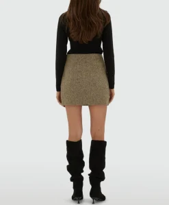 Dames rok beige