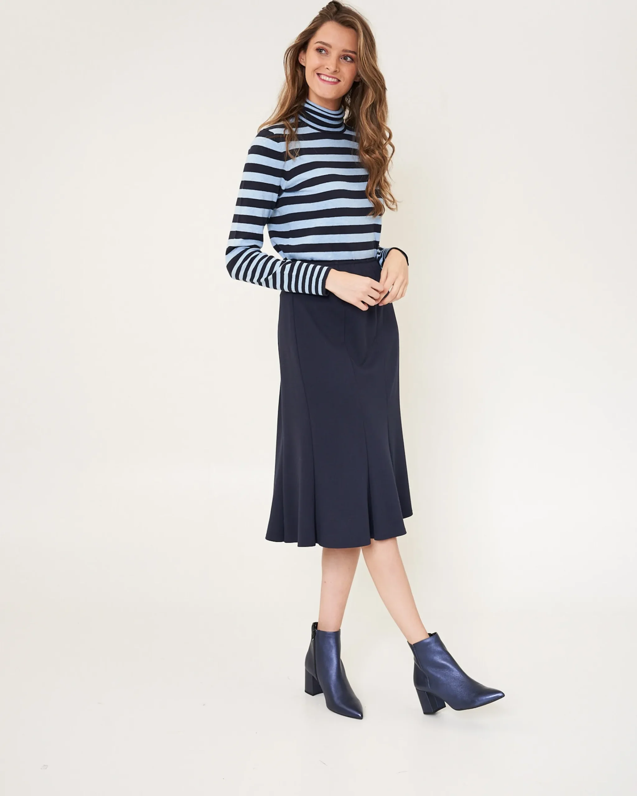 Dames rok blauw