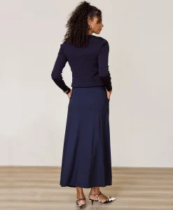 Dames rok blauw