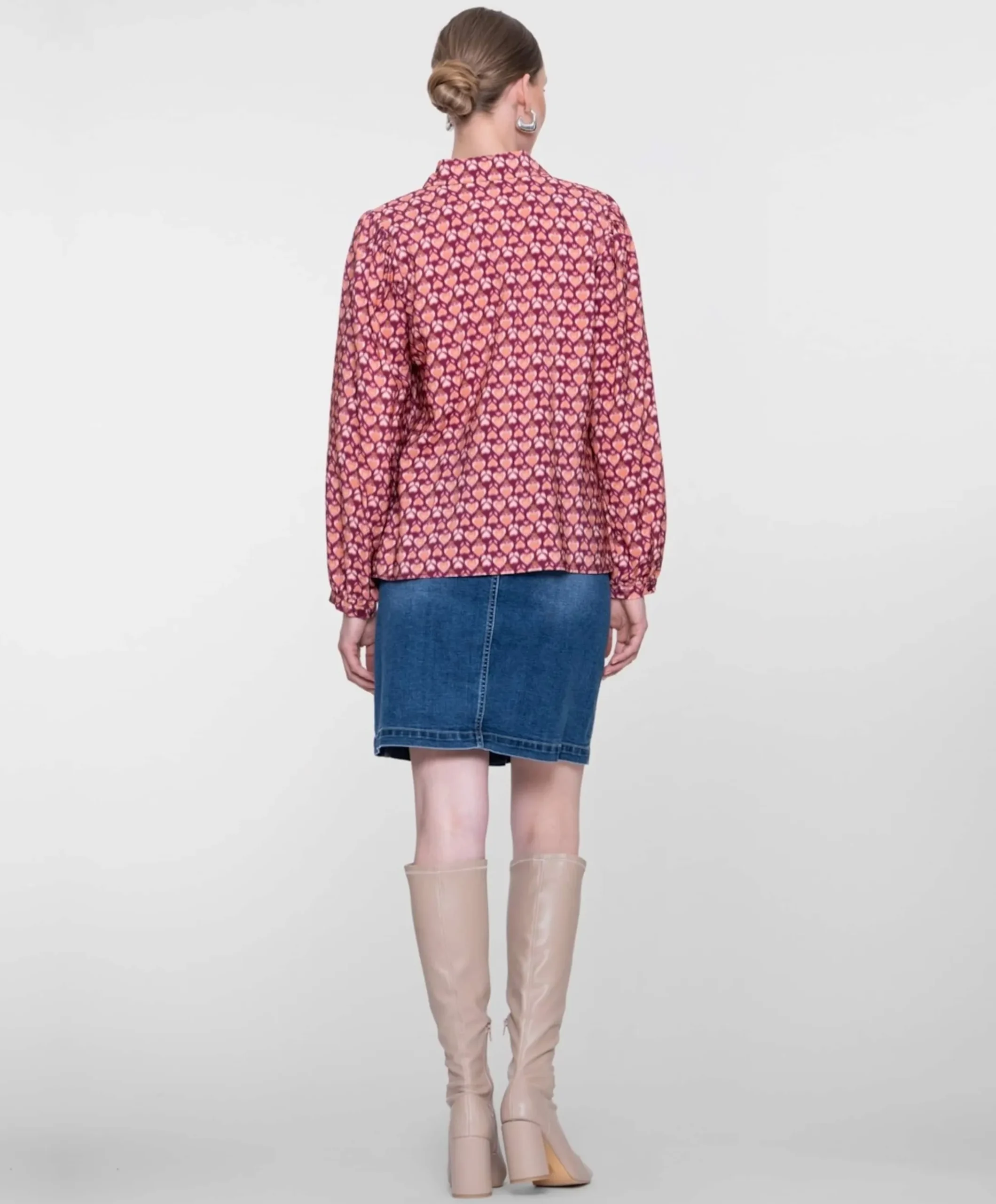 Dames rok blauw