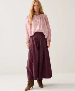 Dames rok bordeaux