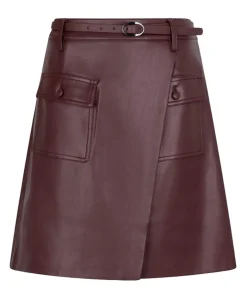 Dames rok bordeaux