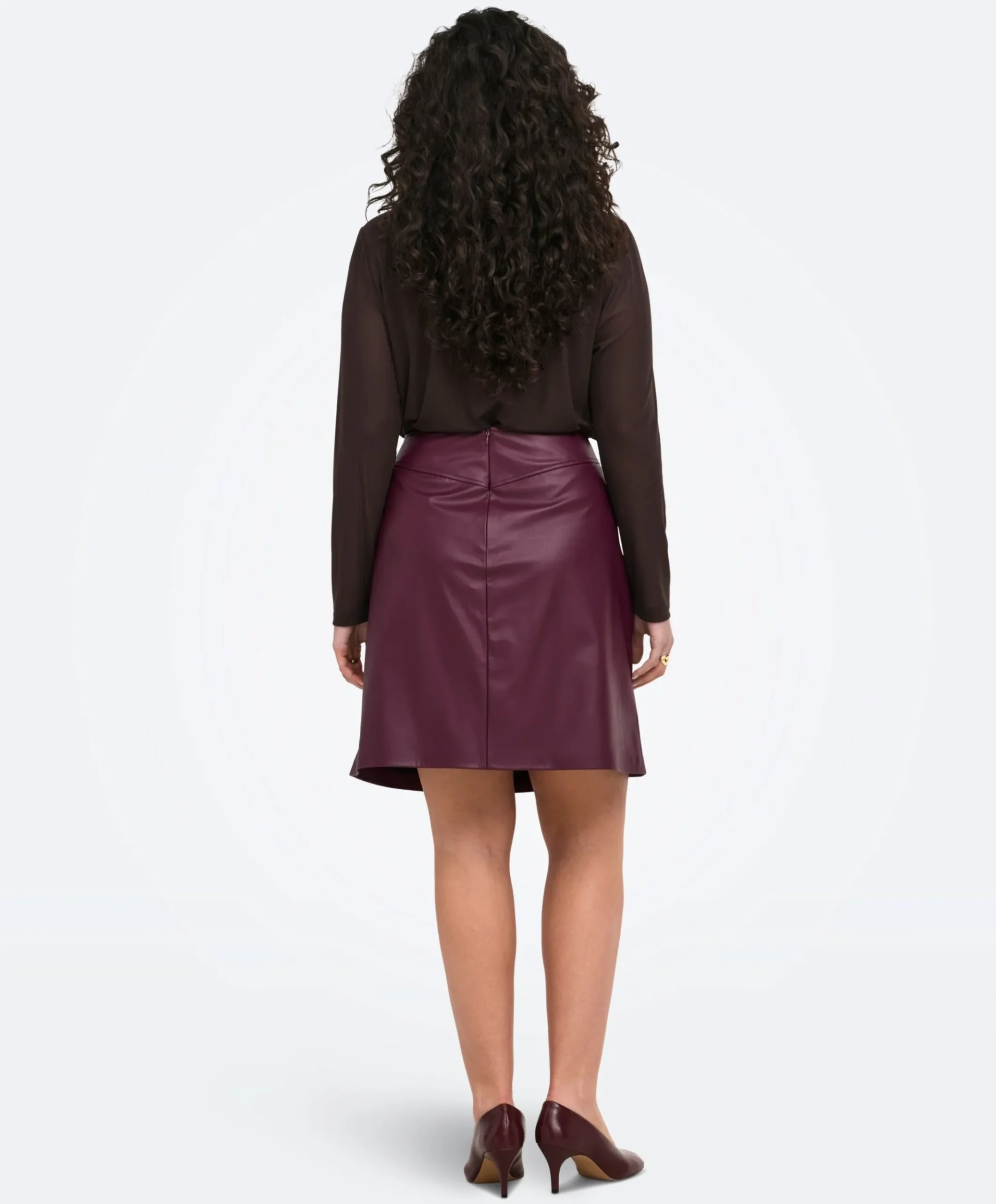 Dames rok bordeaux