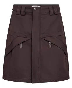 Dames rok bruin