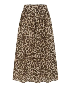 Dames rok bruin