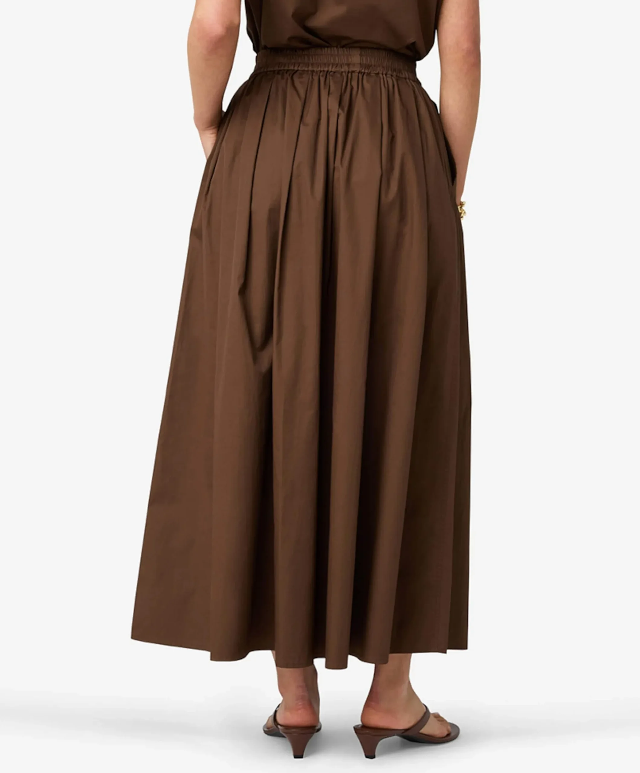 Dames rok bruin