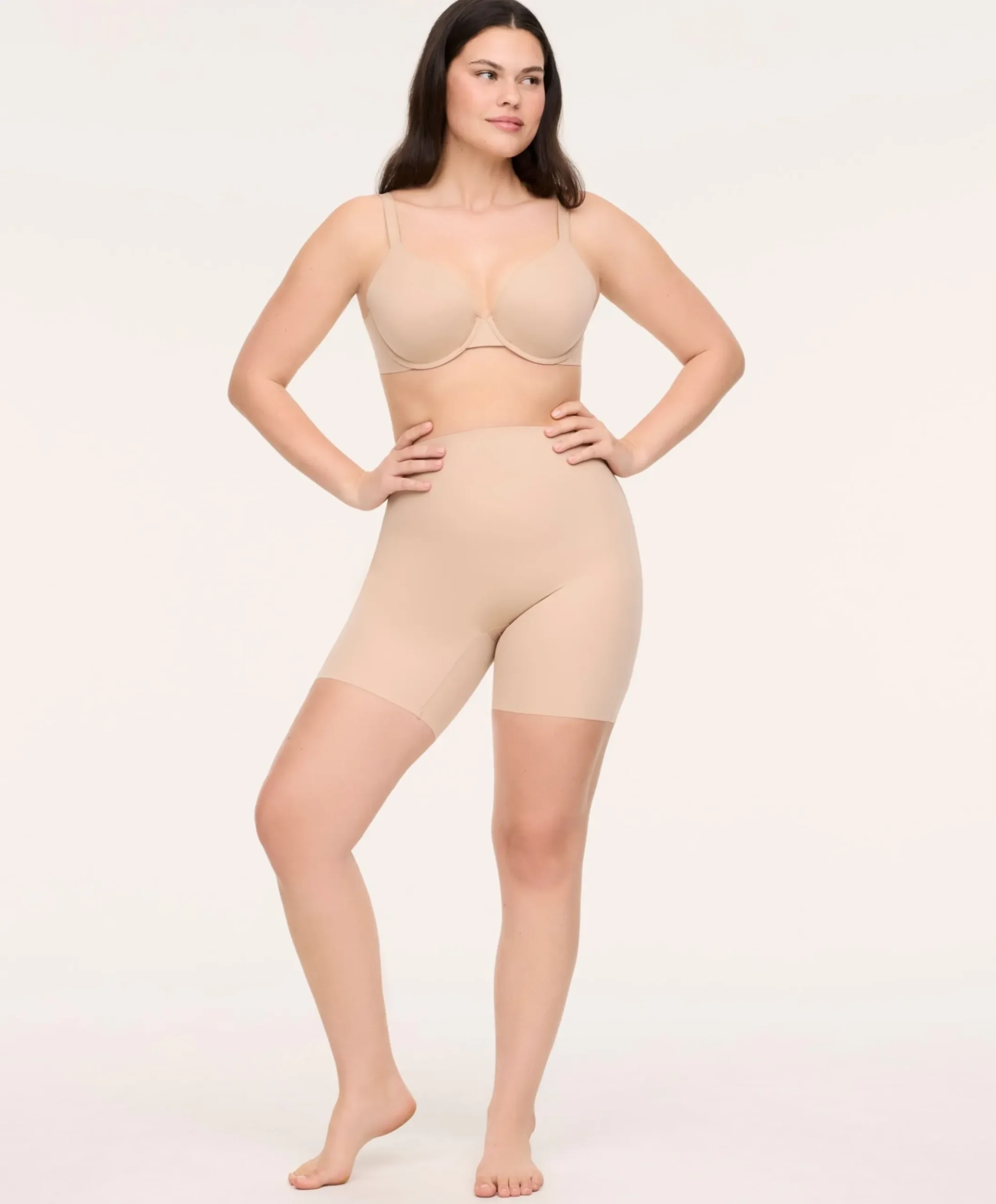 Dames shapewear slip beige