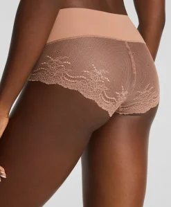 Dames shapewear slip bruin