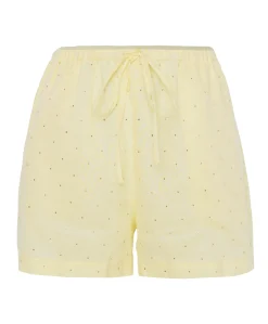 Dames shorts geel