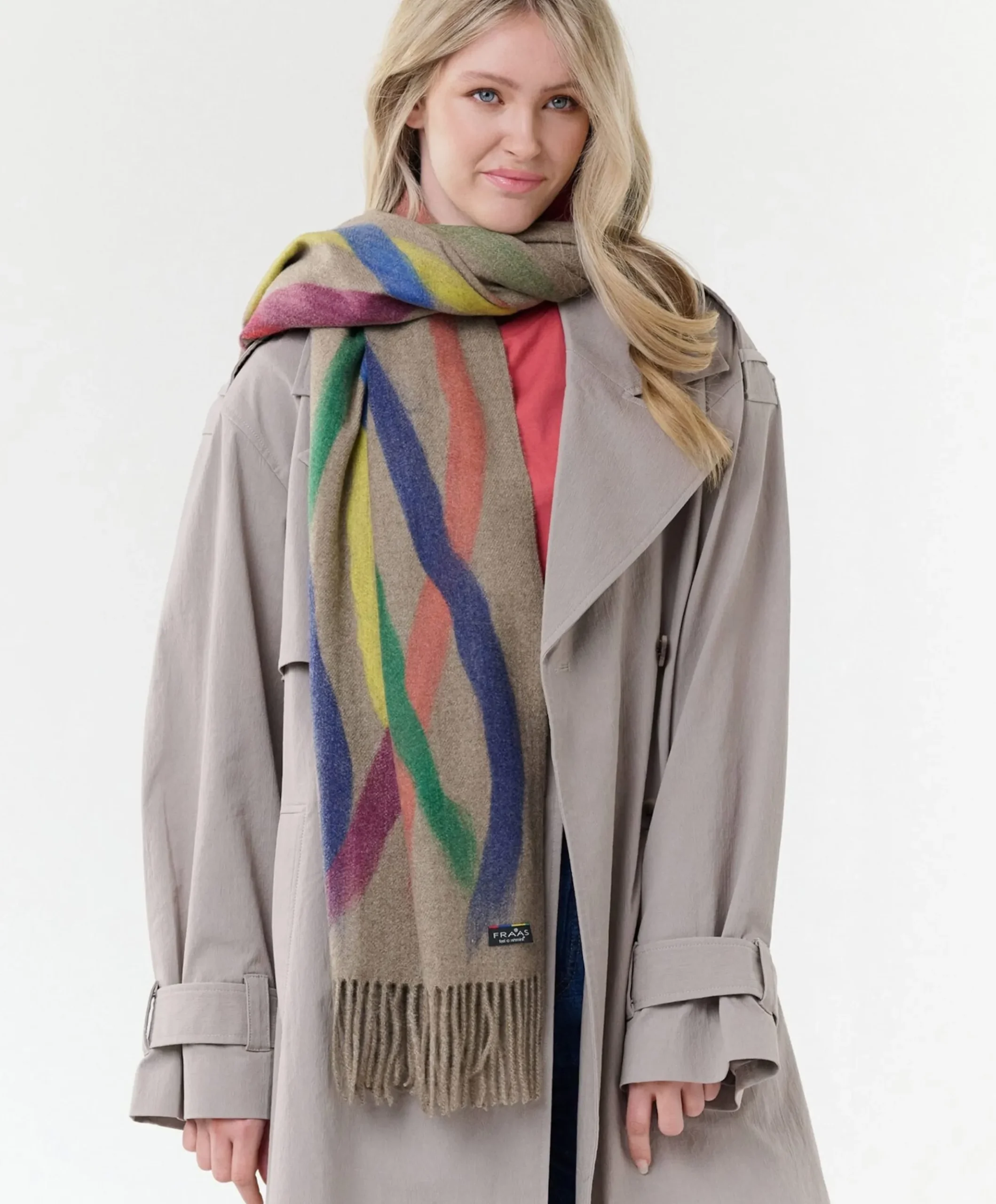 Dames sjaal beige