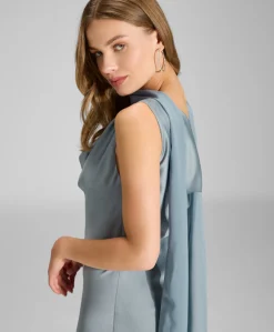 Dames sjaal blauw