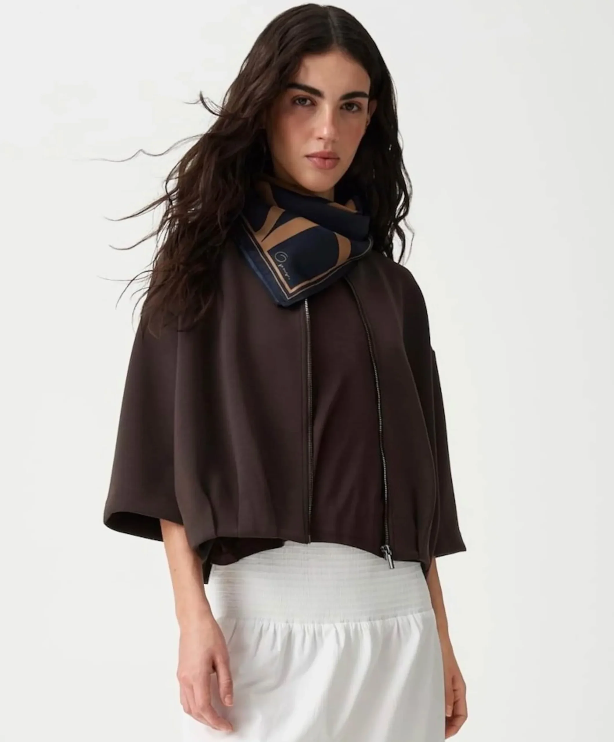 Dames sjaal blauw