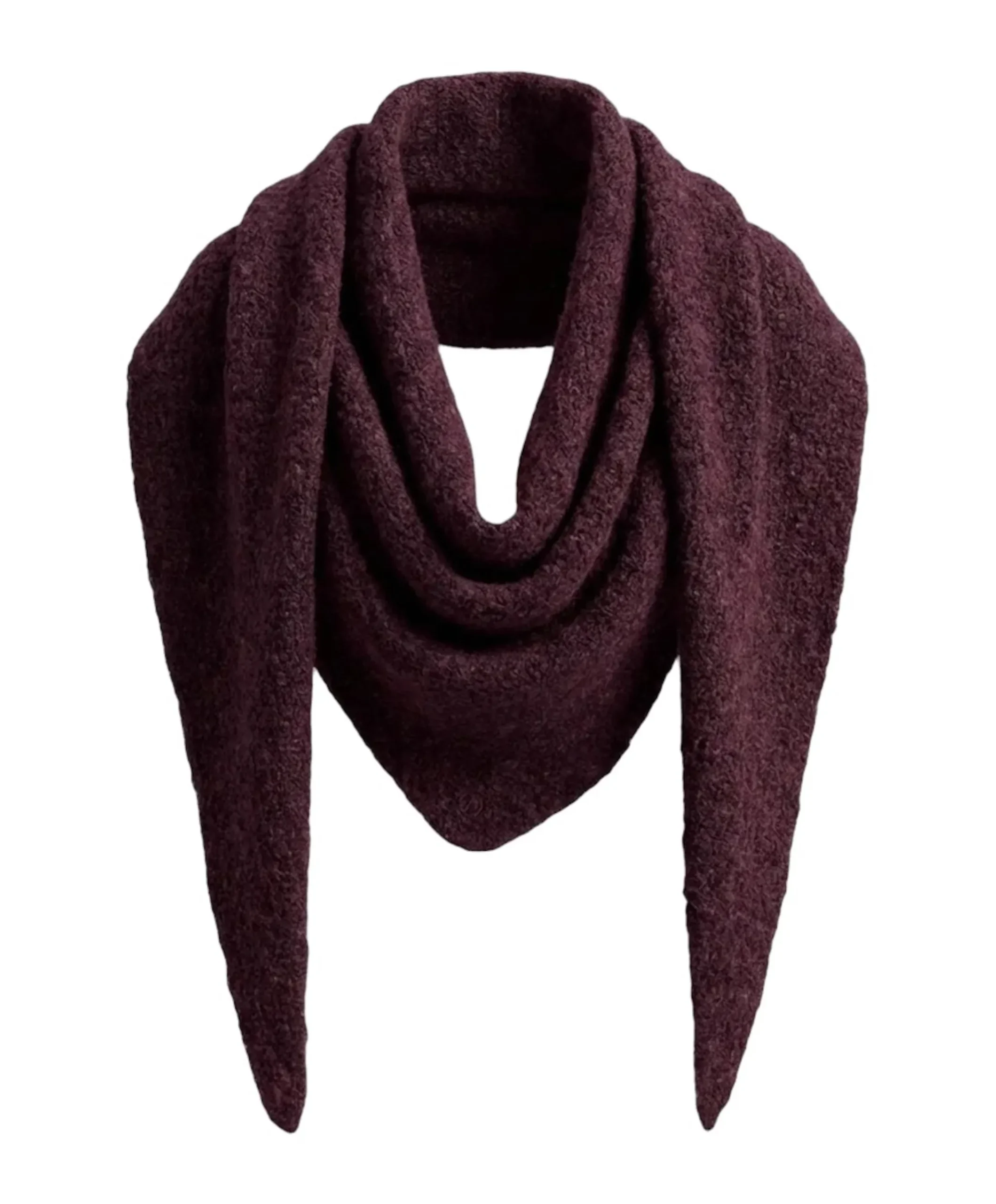 Dames sjaal bordeaux