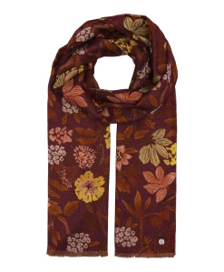 Dames sjaal bordeaux
