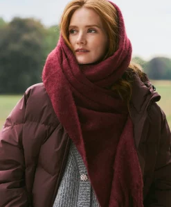 Dames sjaal rood