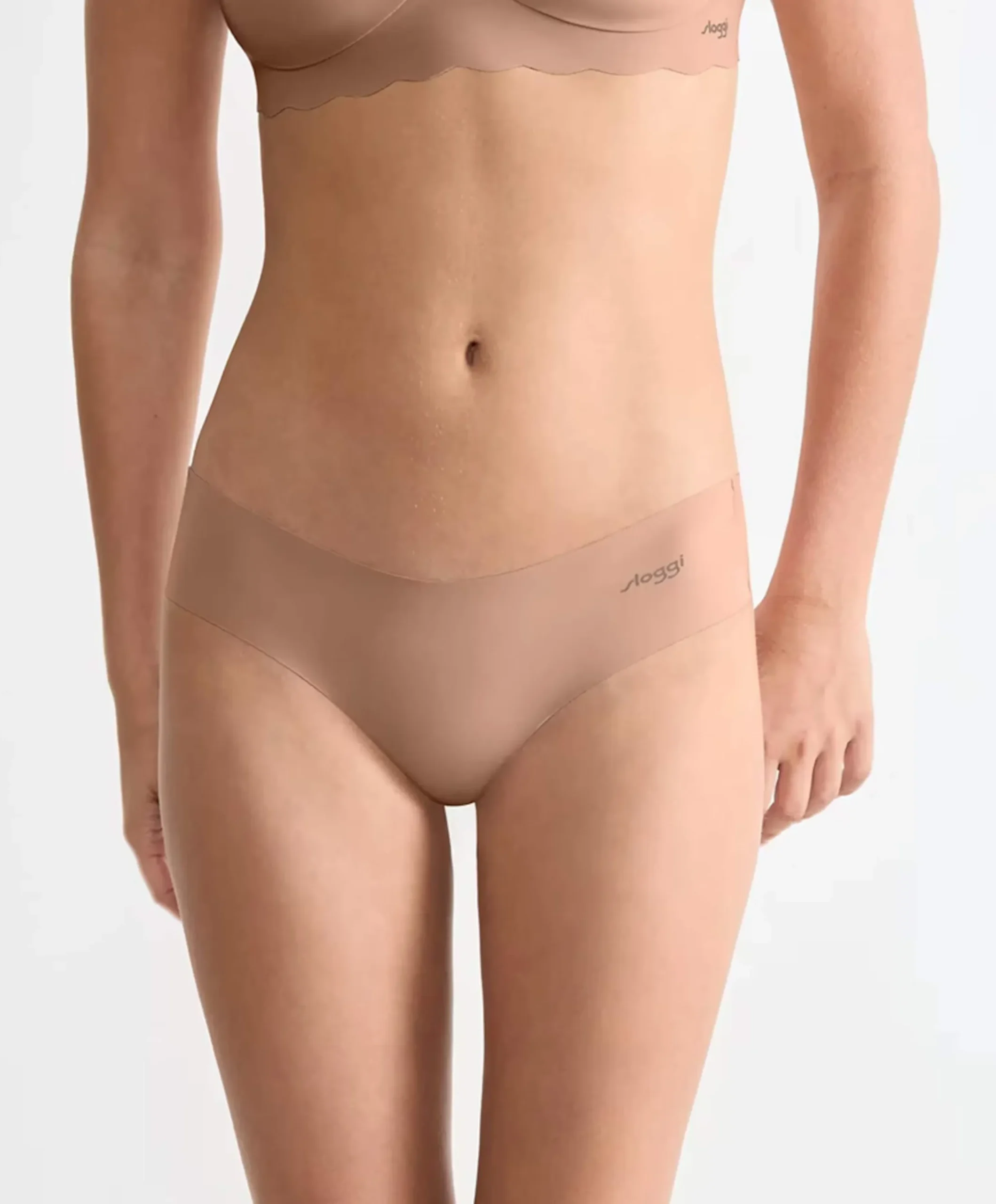 Dames slip beige