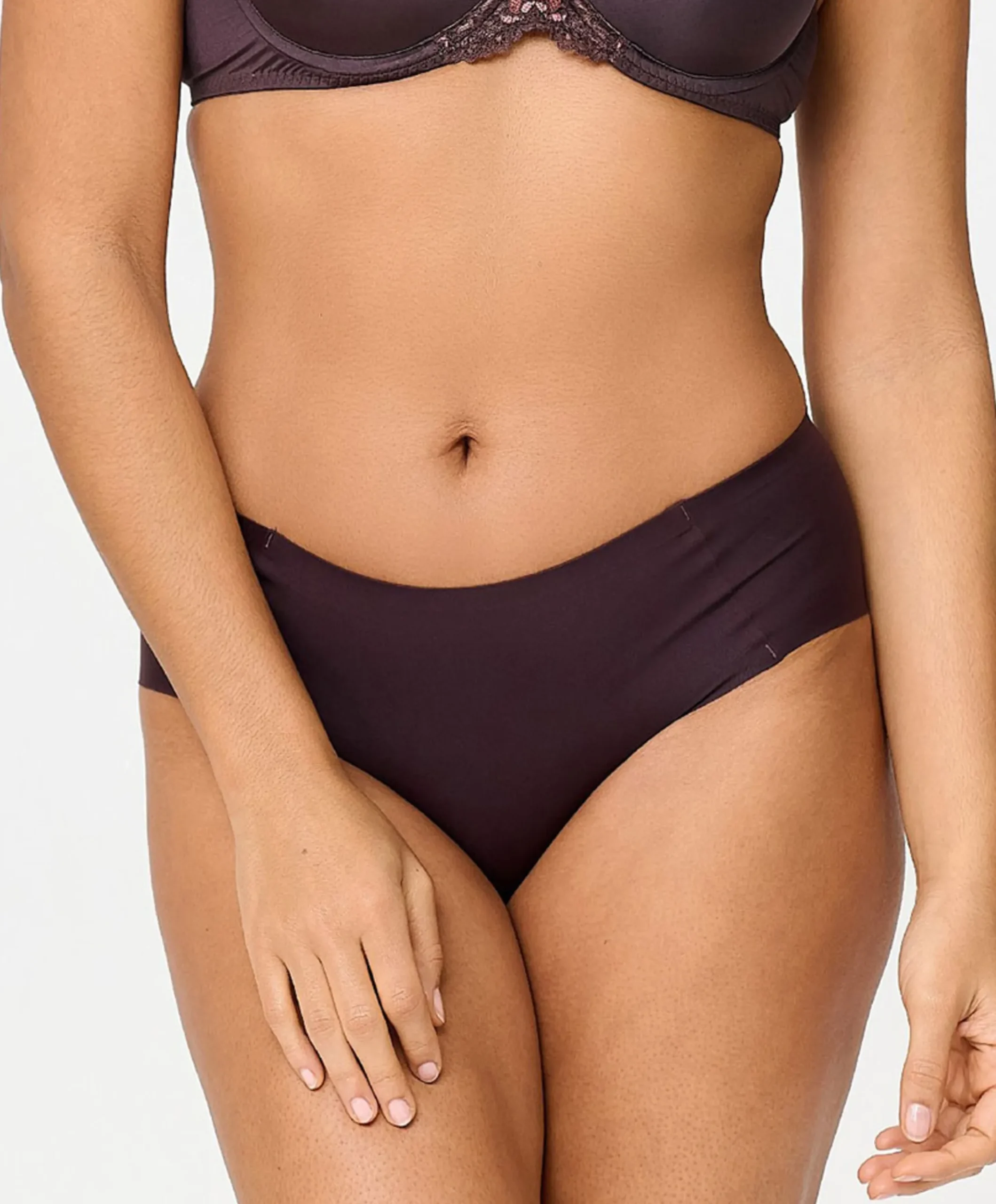 Dames slip bruin