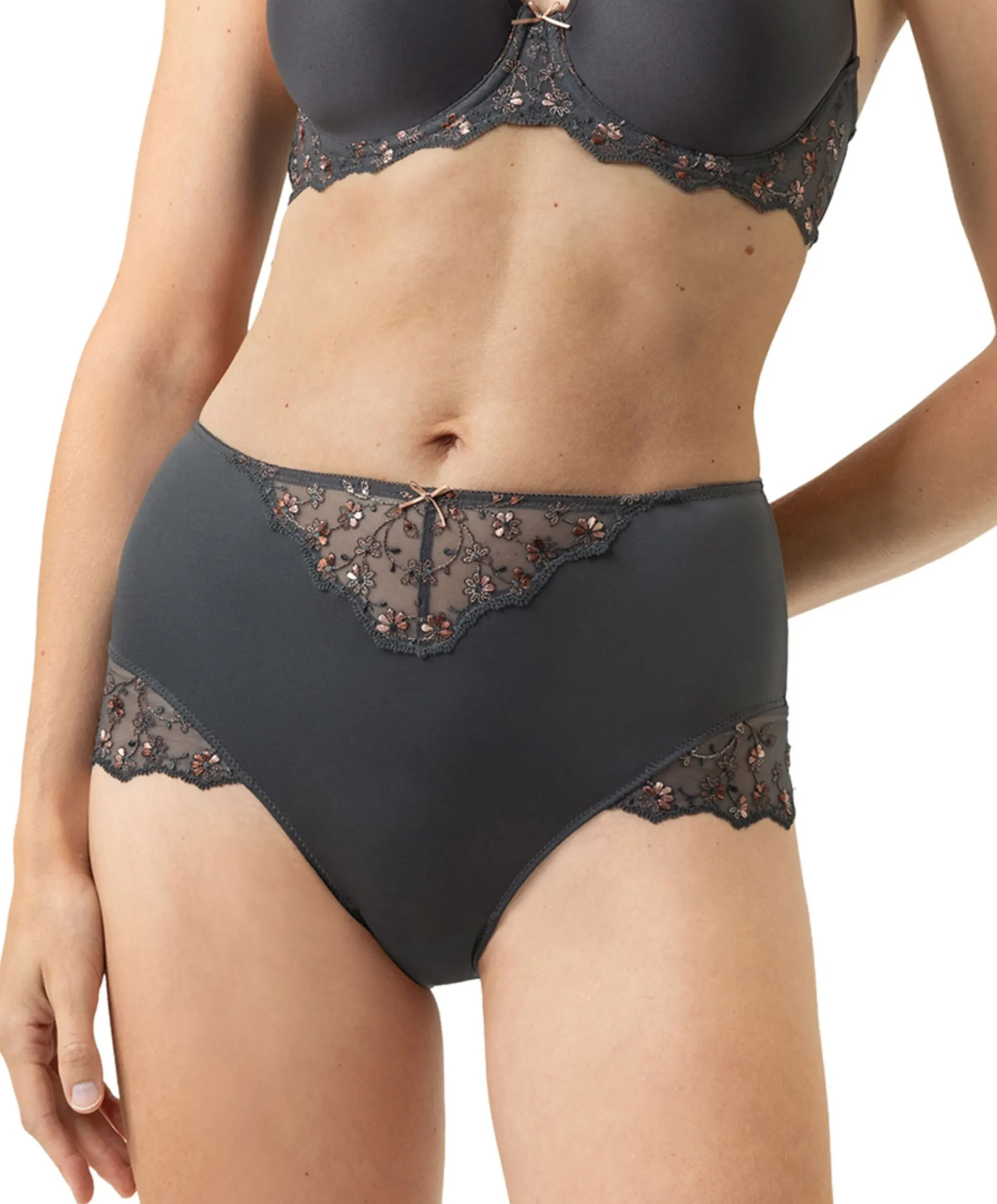 Dames slip grijs