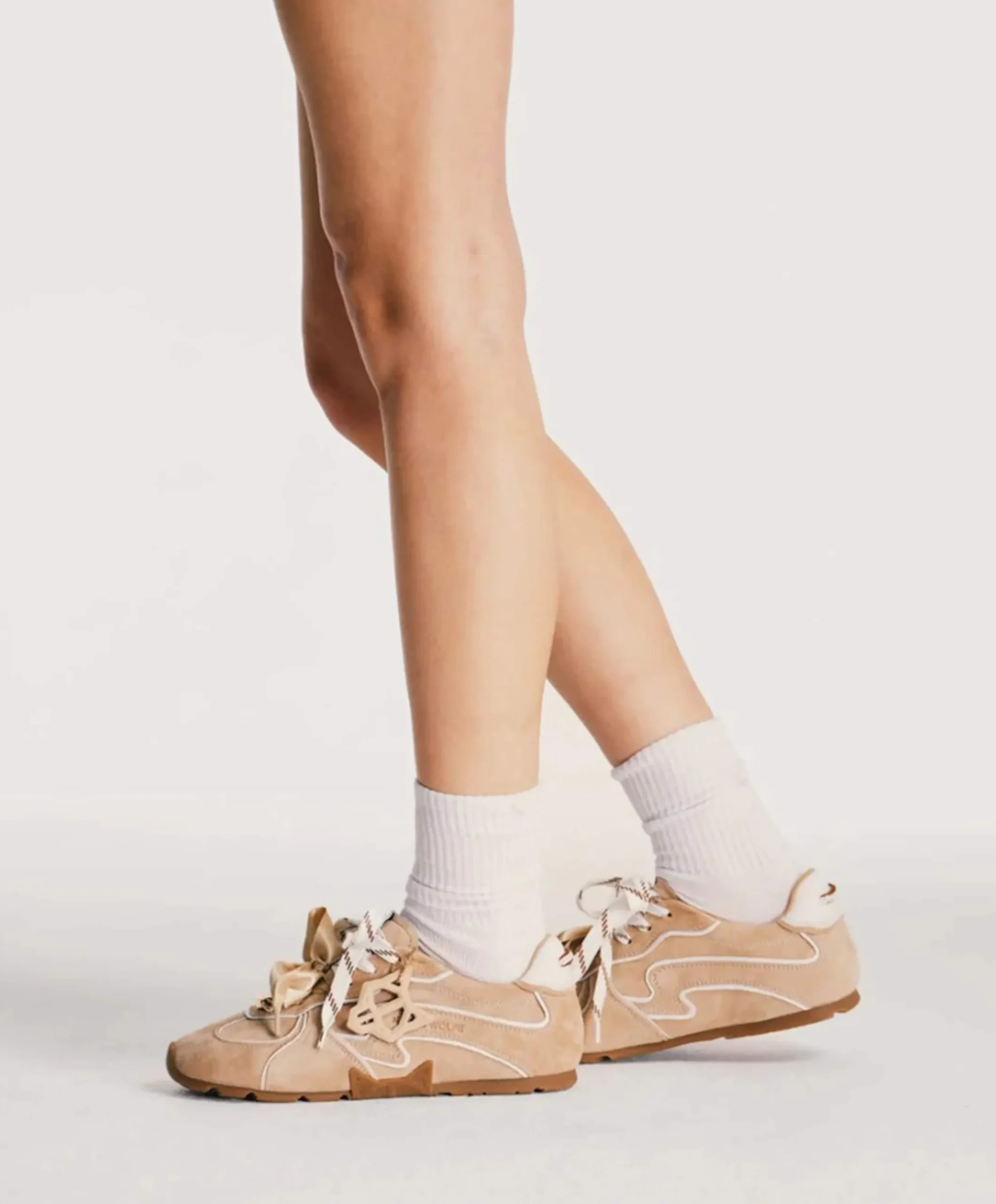 dames sneakers beige