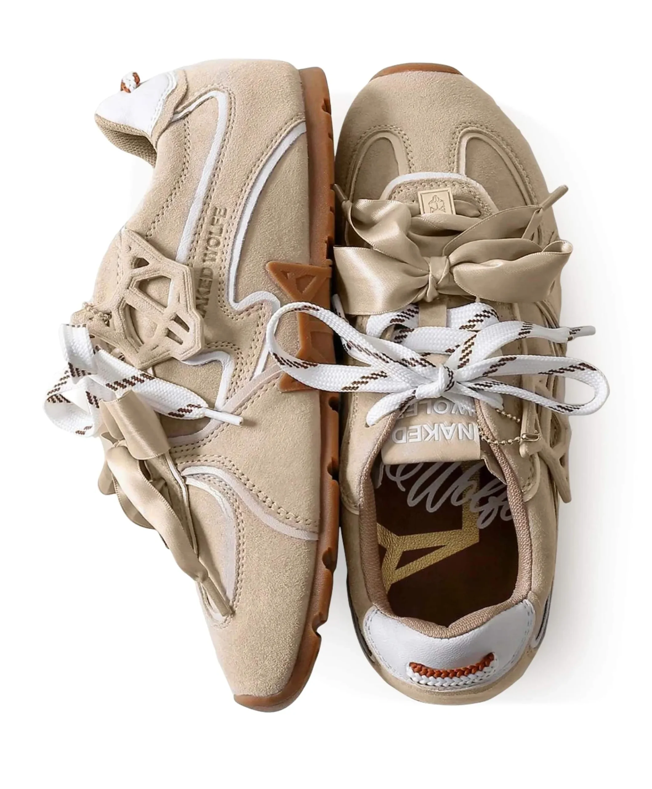 dames sneakers beige