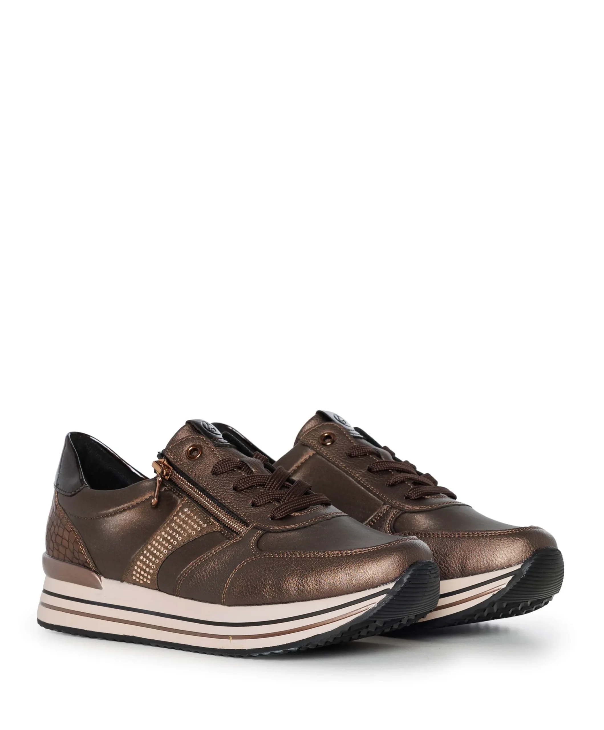 dames sneakers bruin