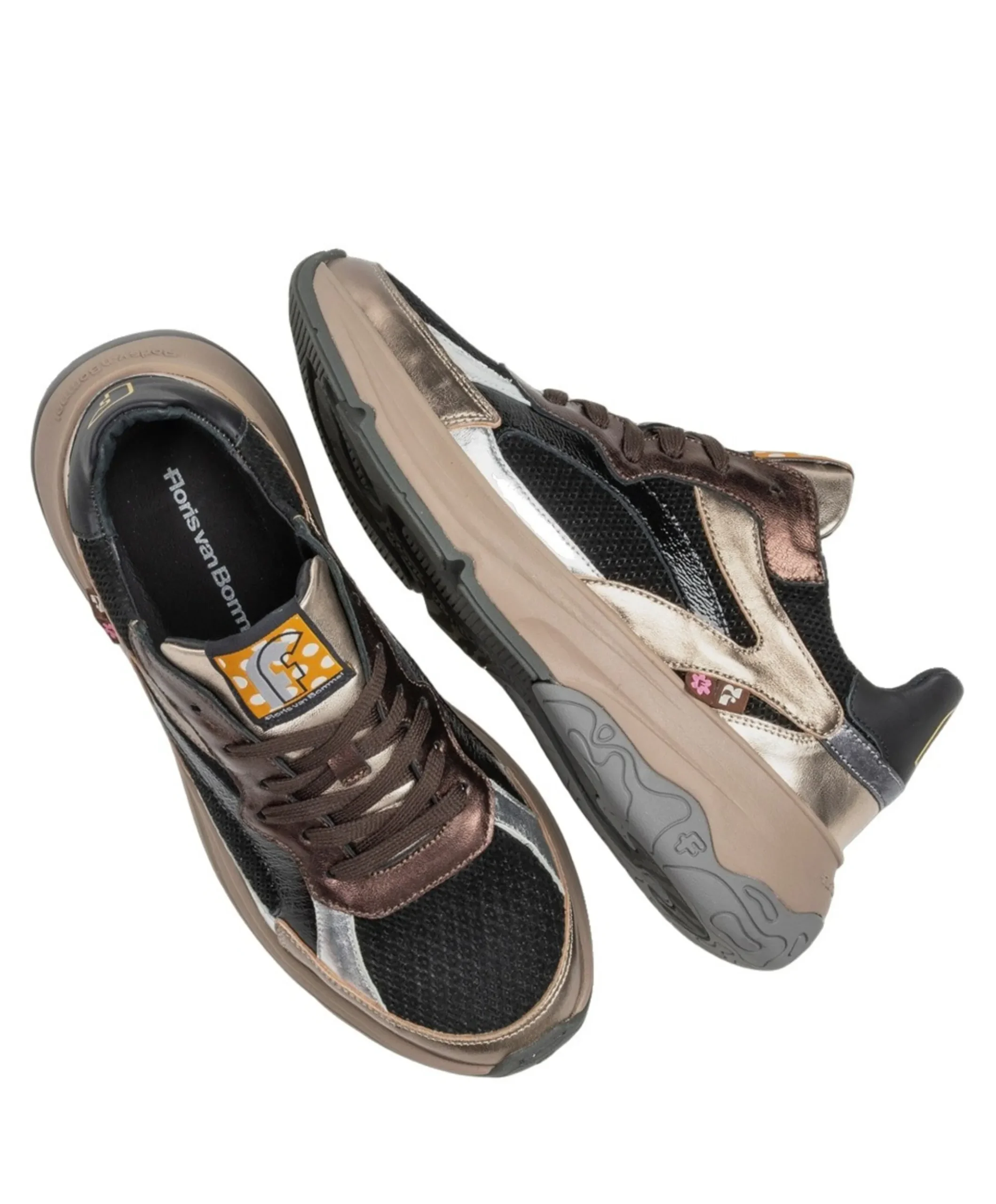 dames sneakers bruin