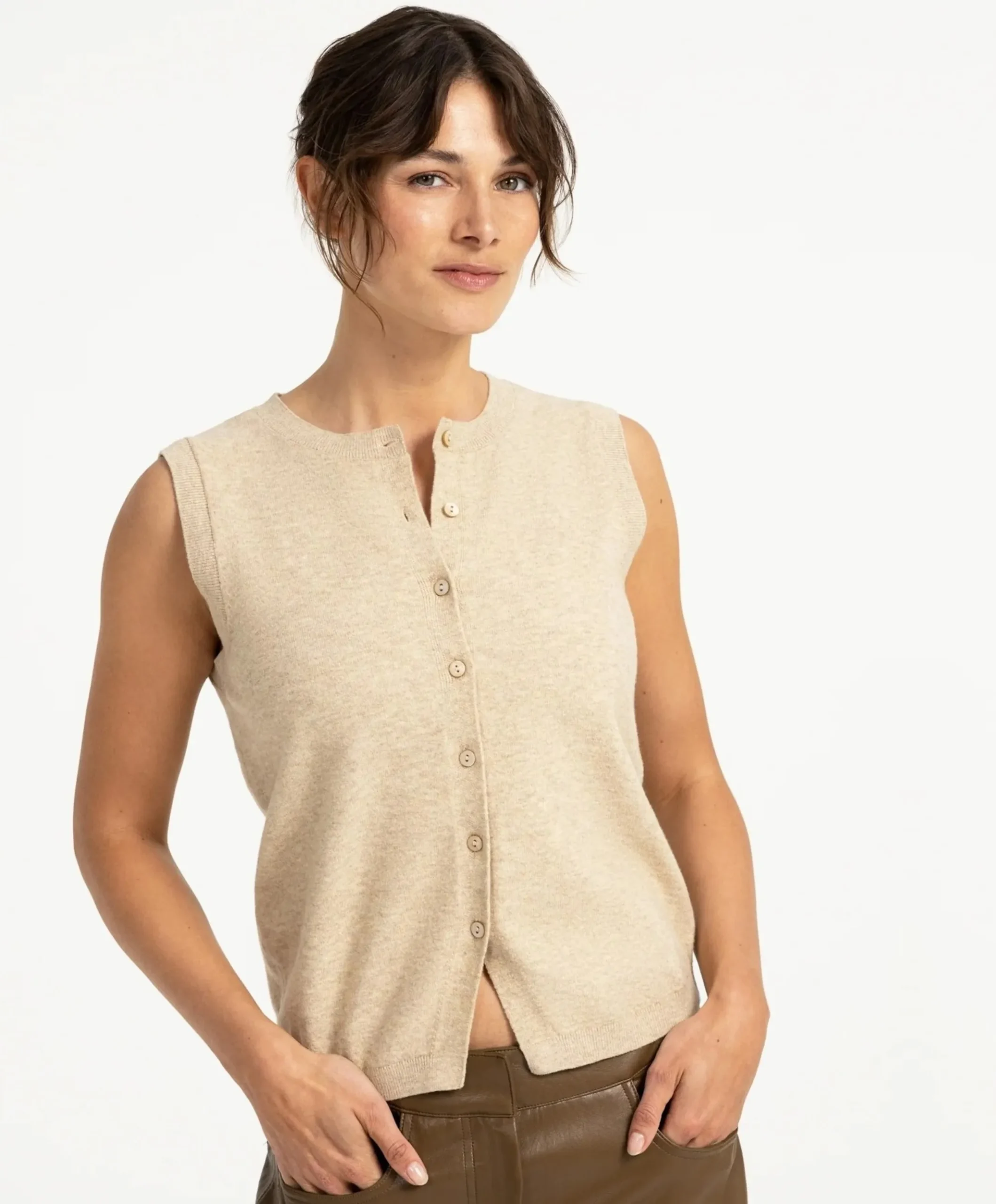Dames spencer beige