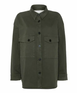 Dames spijkerjas groen