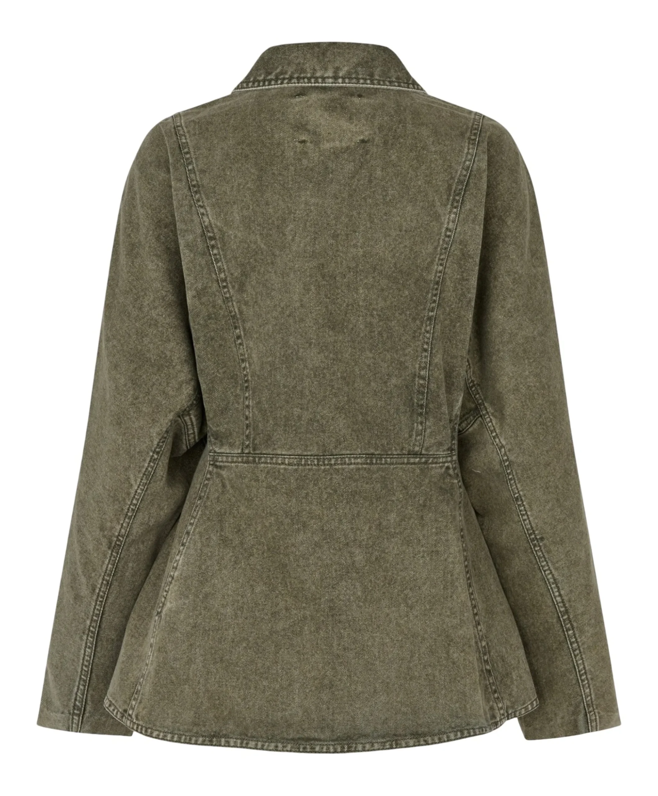 Dames spijkerjas groen
