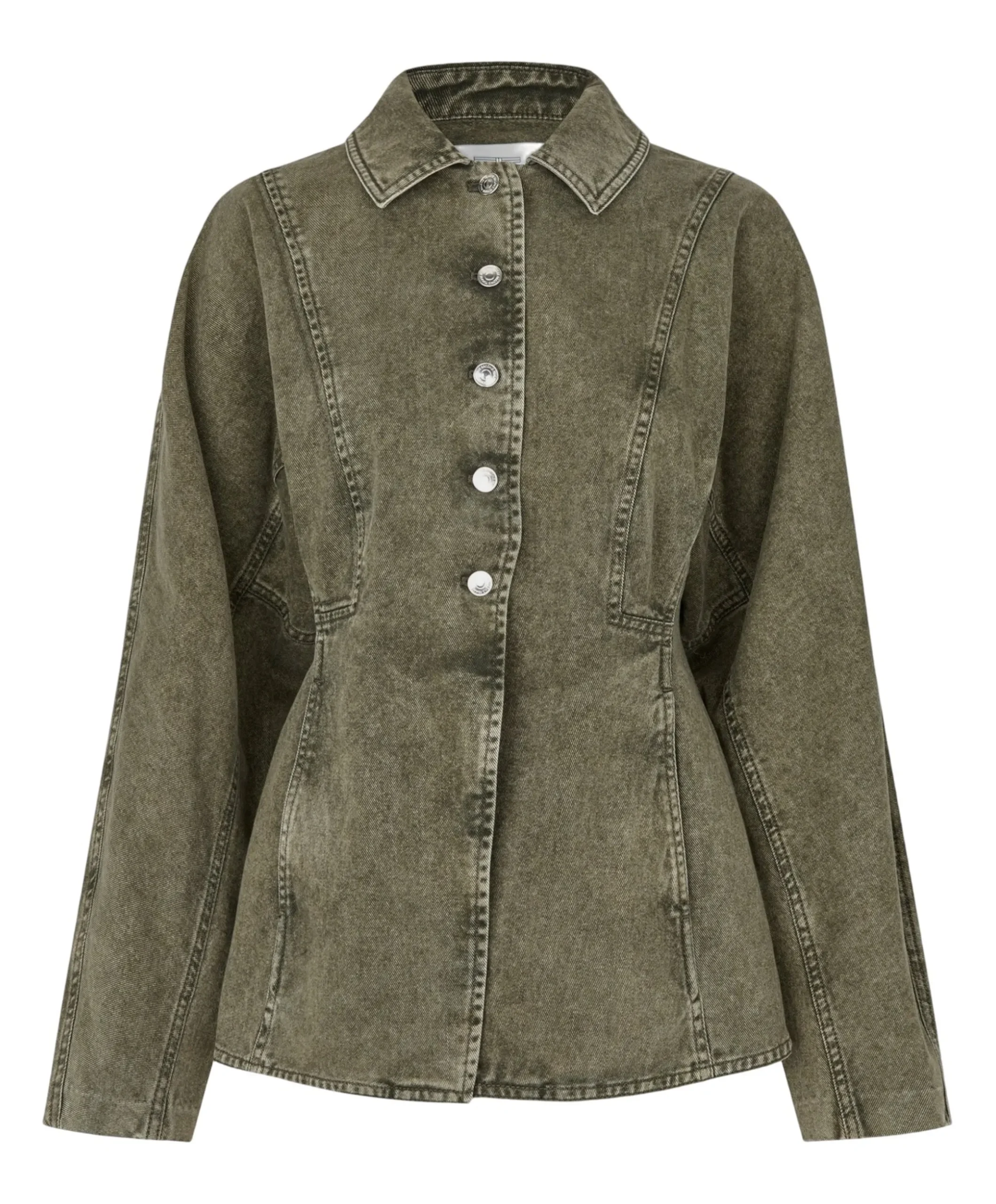 Dames spijkerjas groen