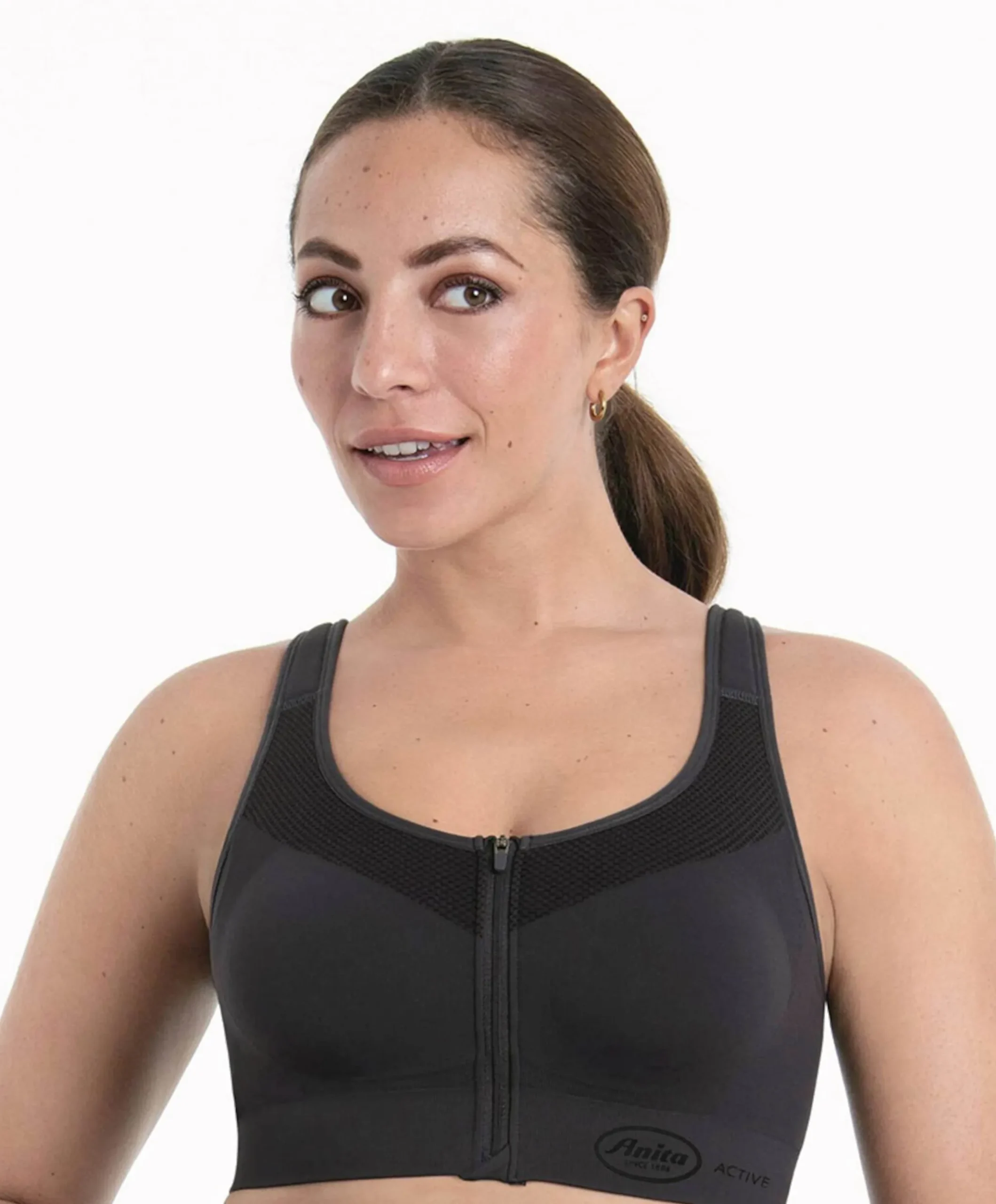 Dames sport bh grijs