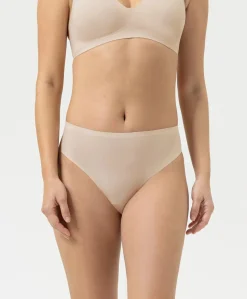Dames string beige