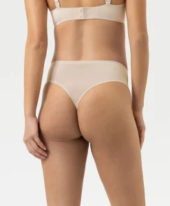 Dames string beige