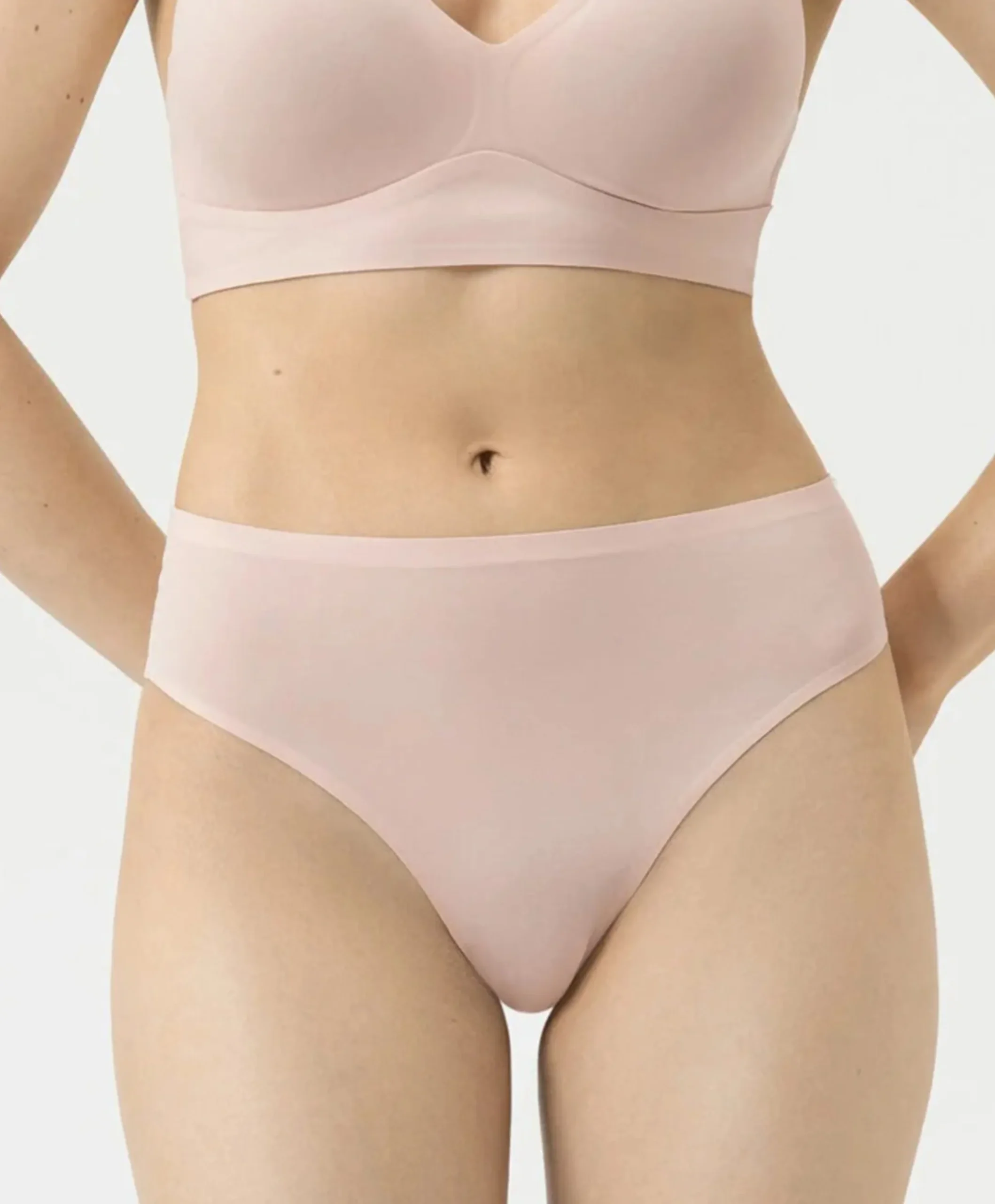 Dames string beige