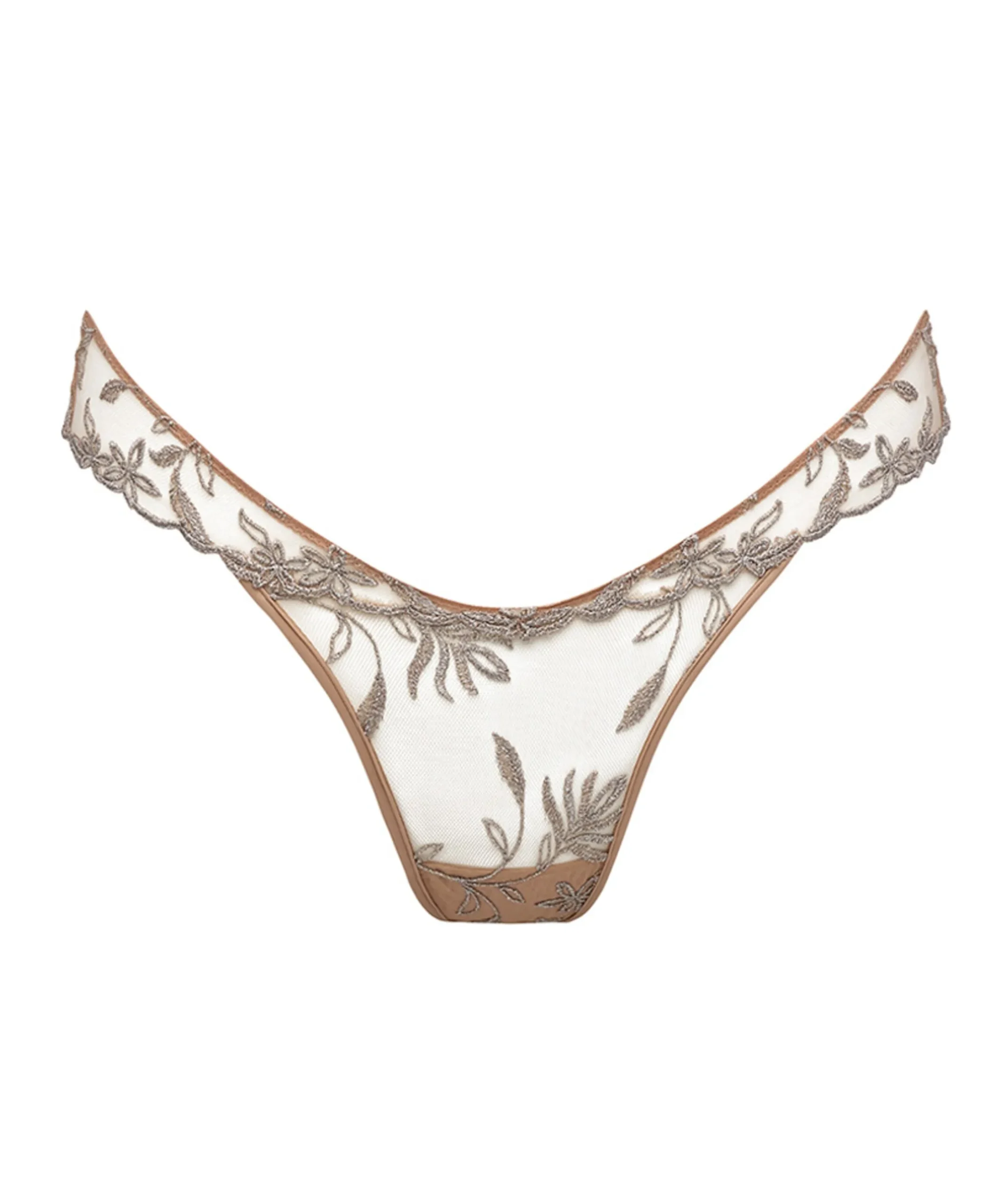Dames string beige