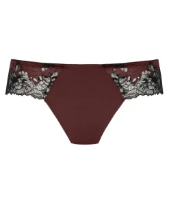 Dames string bordeaux