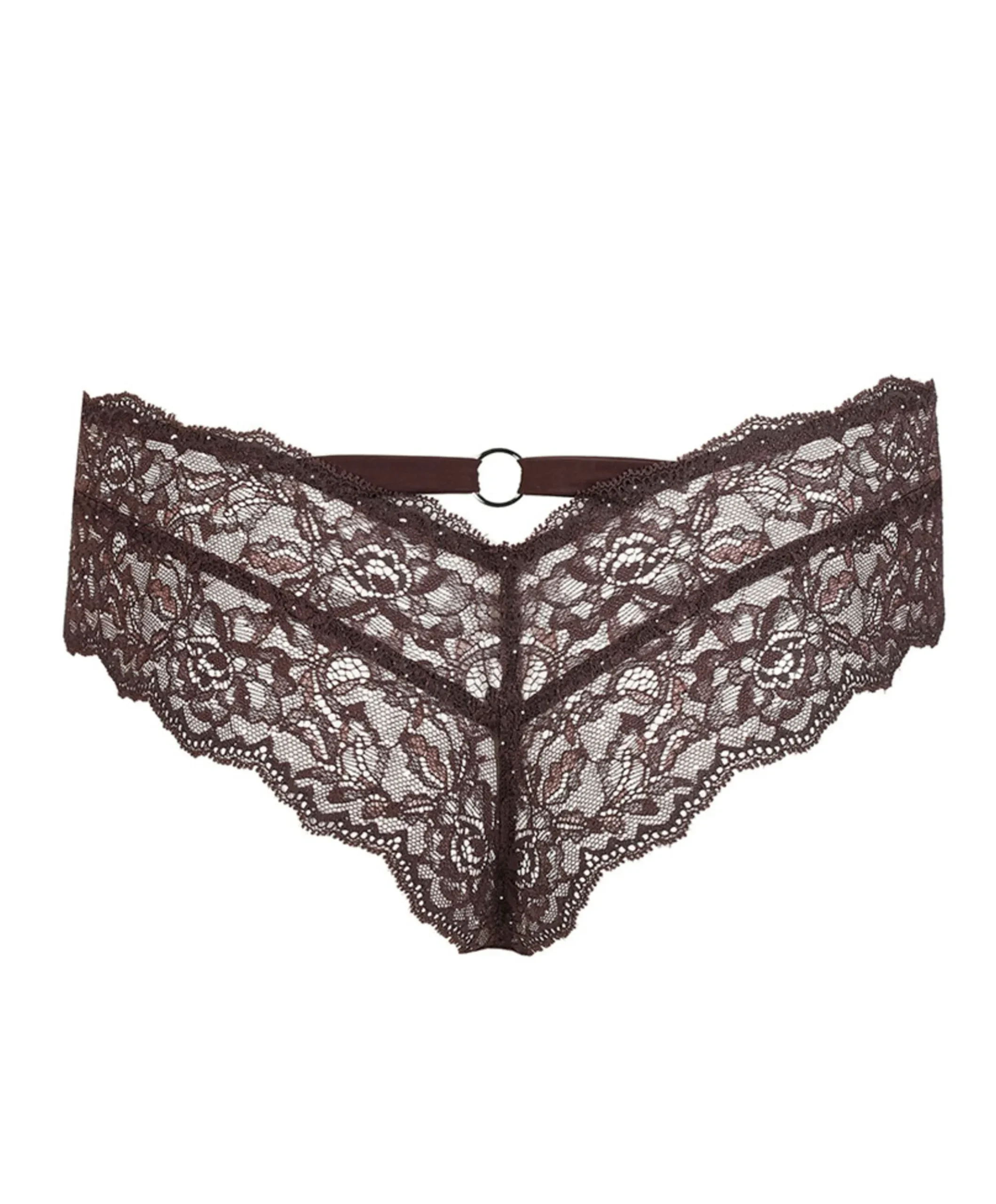 Dames string bruin