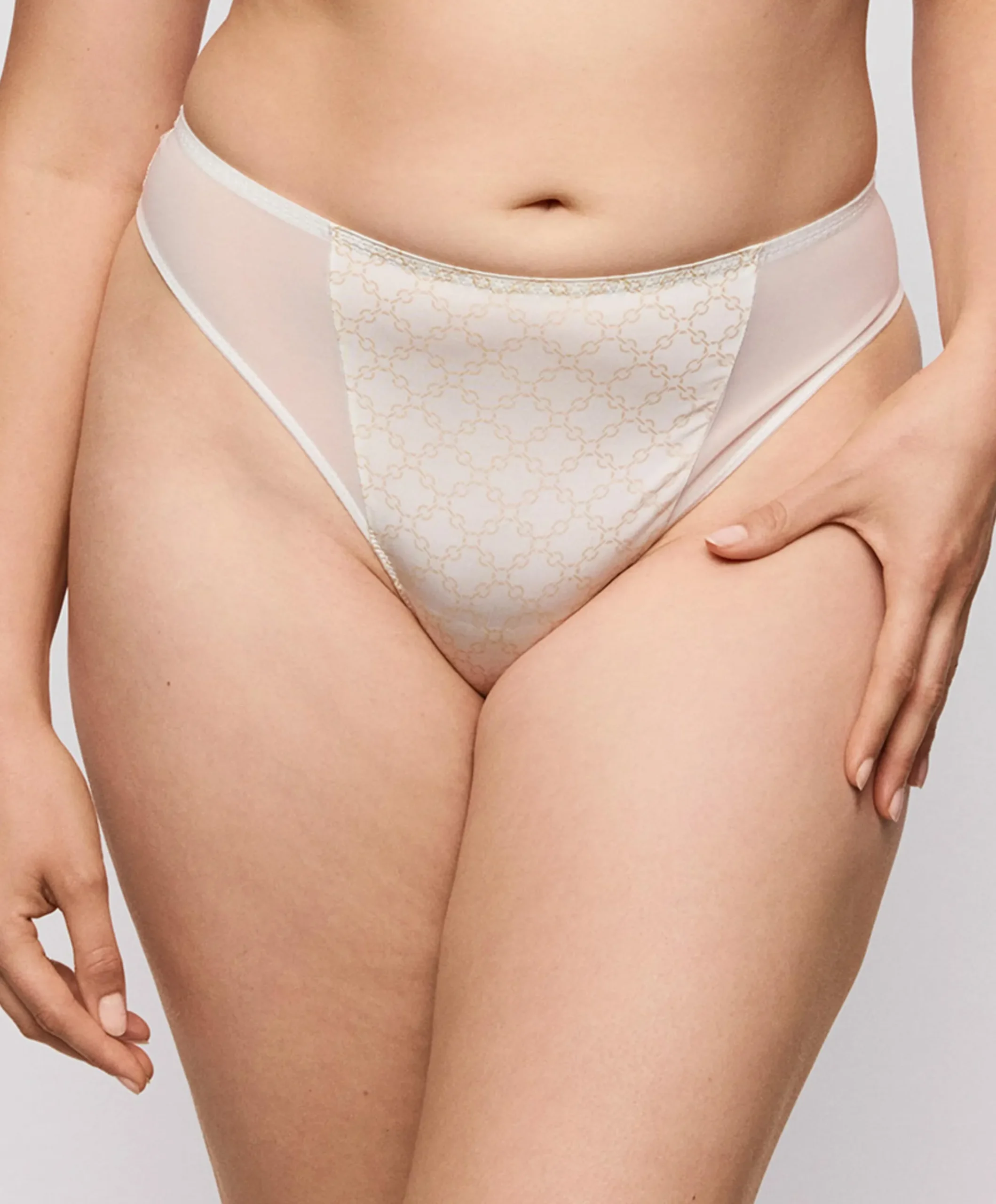Dames string ecru