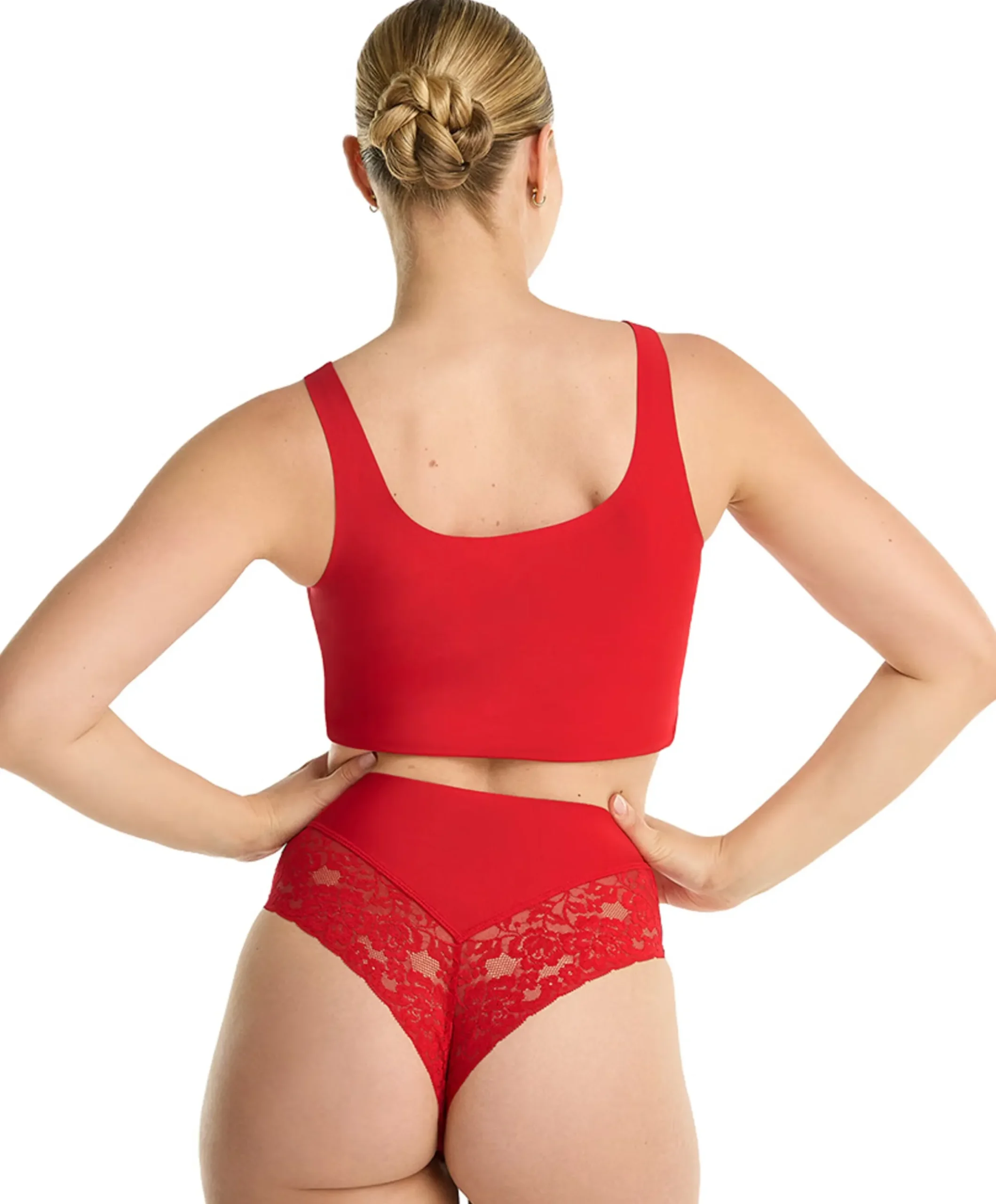 Dames string rood