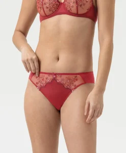 Dames string rood