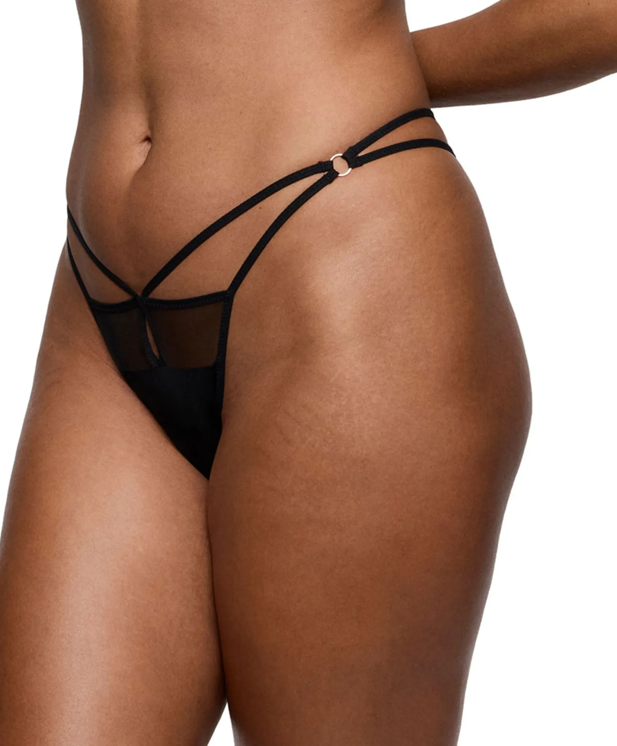 Dames string zwart
