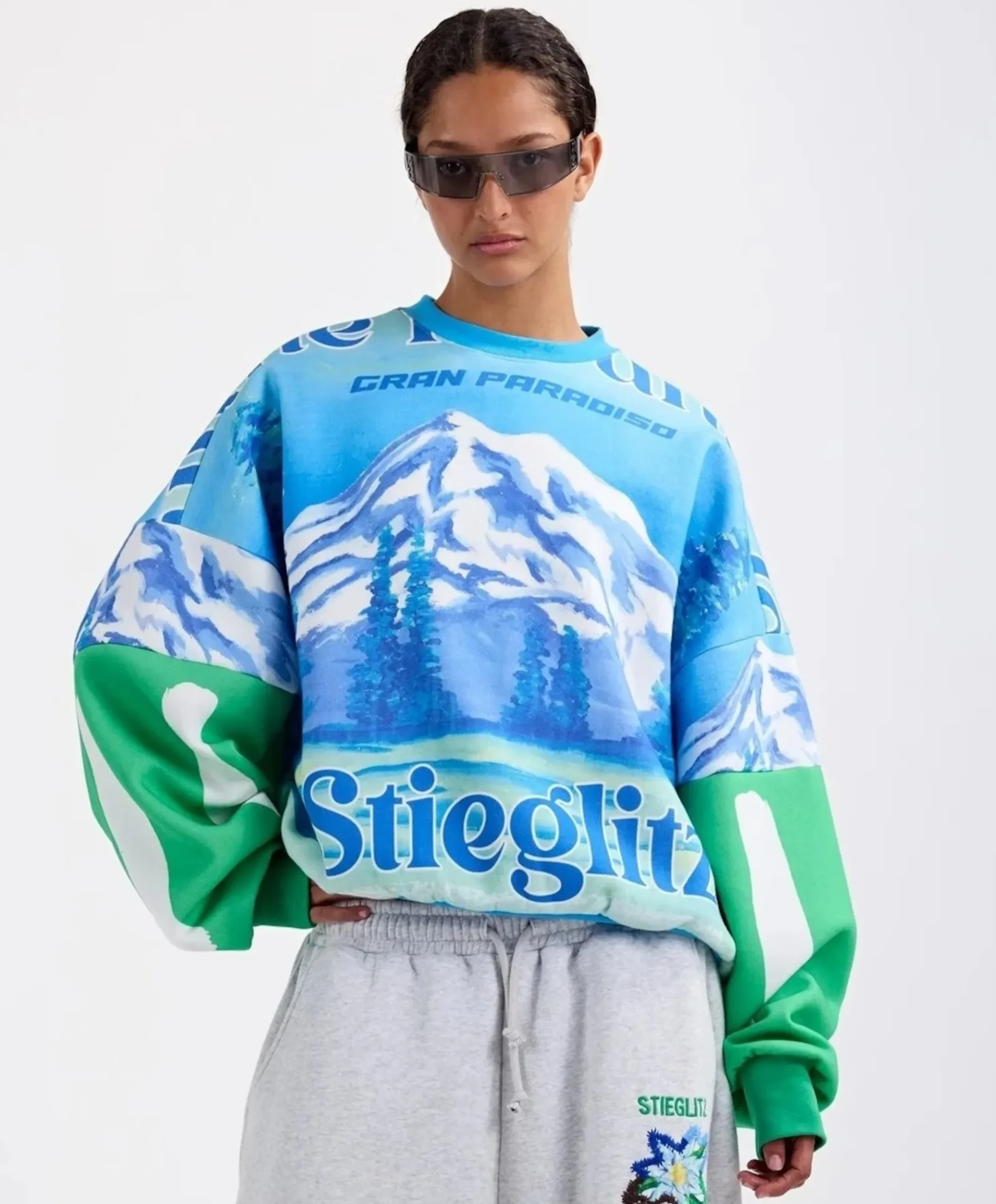 Dames sweater blauw