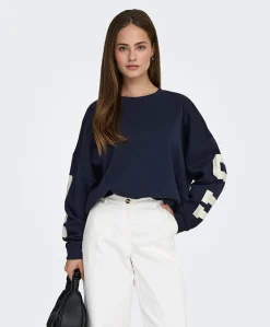 Dames sweater blauw