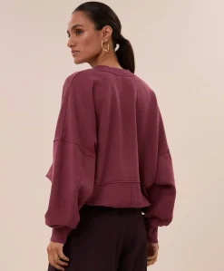 Dames sweater bordeaux