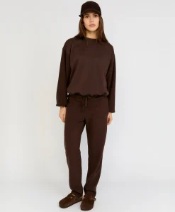 Dames sweater bruin