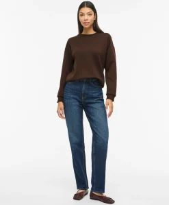 Dames sweater bruin