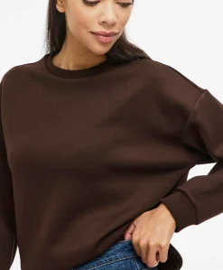 Dames sweater bruin